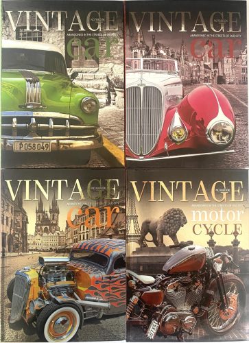 Notesz 145x197mm 80lap vonalas Vintage Cars 2228