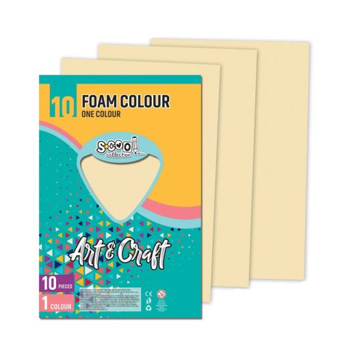 Dekorgumi 2mm A/4 Art&Craft 10ív/cs.Bézs SC1188