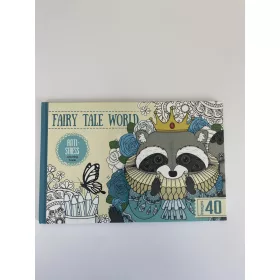   Felnőtt kifestő kem.fed 205x140mm 40kép Fairy Tale World 8151-21289