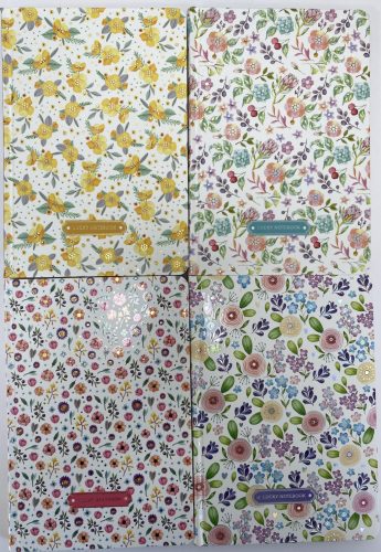Notesz 143x210mm kem.fed.96lapos kockás Lucky Notebook 4994 (4db/cs.)