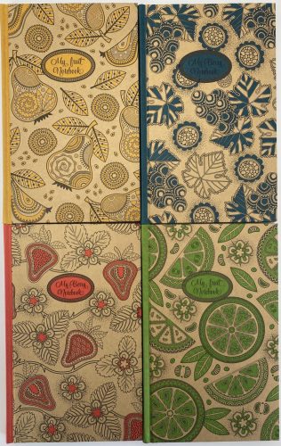 Notesz 125x200mm kem.fed.80lapos vonalas My Fruit 3812 (4db/cs.)