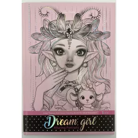   Felnőtt kifestő kem.fed.210x297mm 20oldal Dream Girls 2479-21538