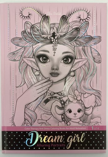 Felnőtt kifestő kem.fed.210x297mm 20oldal Dream Girls 2479-21538