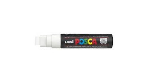 Posca PC-17K filctoll Fehér 15mm vágott heggyel