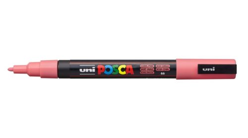 Posca PC-3M filctoll Korall 0,9-1,3mm kúpos heggyel