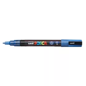   Posca PC-3M filctoll Csillámló kék 0,9-1,3mm kúpos heggyel (L33)