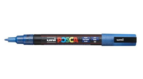 Posca PC-3M filctoll Csillámló kék 0,9-1,3mm kúpos heggyel
