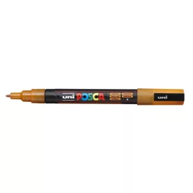   Posca PC-3M filctoll Csillámló Narancs 0,9-1,3mm kúpos heggyel (L4)