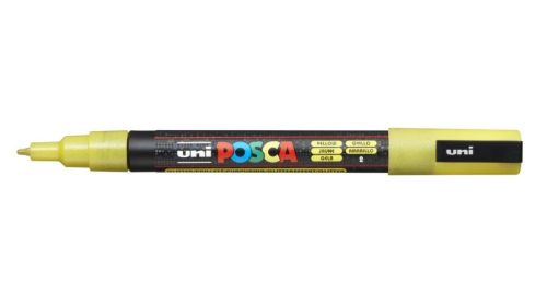 Posca PC-3M filctoll Csillámló Sárga 0,9-1,3mm kúpos heggyel