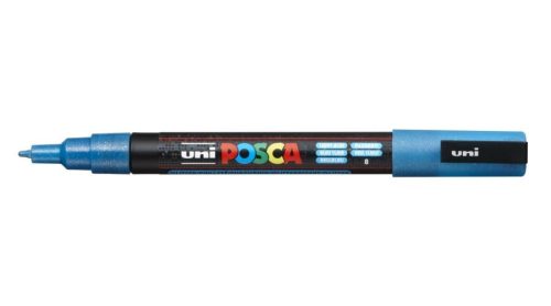 Posca PC-3M filctoll Csillámló Világoskék 0,9-1,3mm kúpos heggyel