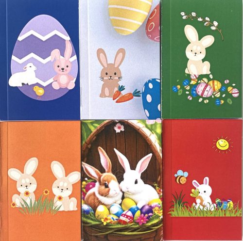 Lapnotesz A/7 sima lap húsvéti minták 48db/doboz