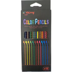   Szinesceruza készlet 12db-os  Yalong Trio Starts mintás YL815062