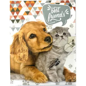   Emlékkönyv lakattal Trend 14x18cm 80lapos sima Best Friends DBL36-O
