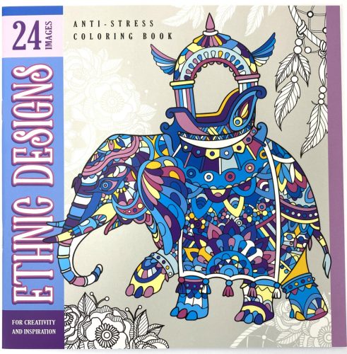 Felnőtt kifestő 200x200mm 24kép Ethnic Designs 0699-19182