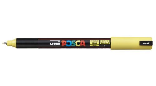 Posca PC-1MR filctoll Sárga kúpos tűhegyű 0,7mm heggyel