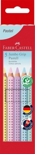 Szinesceruza készlet Faber Castell 5db-os Grip Jumbo pasztell 110991