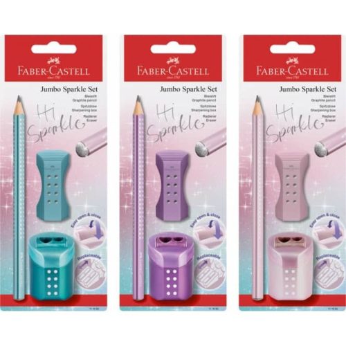 Grafitceruza szett Faber Castell Sparkle Jumbo gyöngyház 111682