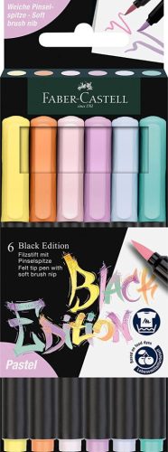 Filctoll készlet Faber Castell 6db-os Black Edition 116453
