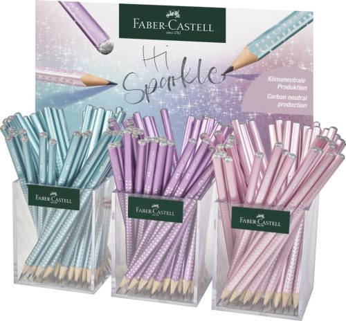 Grafitceruza Faber Castell Sparkle gyöngyház metál 144db-os display 118253