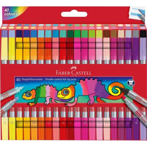 Filctoll készlet Faber Castell 40db-os kétvégű 151140