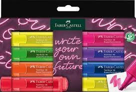 Szövegkiemelő filc 8db-os Faber Castell 1546 Neon 2023 254601