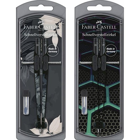Körzőkészlet gyorsállítóval Faber Castell City 2023 574443