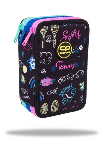 Töltött tolltartó 3 emeletes Cool Pack Jumper 3 Tennis Star 67691