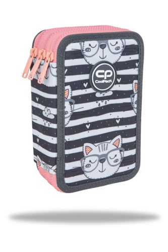 Töltött tolltartó 3 emeletes Cool Pack Jumper 3 Catnip 67695