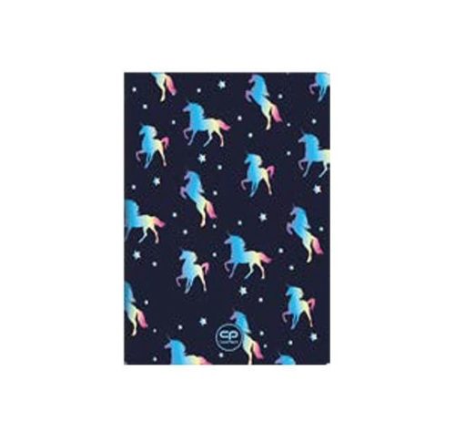 Füzet A/5 60 lapos PP borító kockás Cool Pack Blue Unicorn 24369