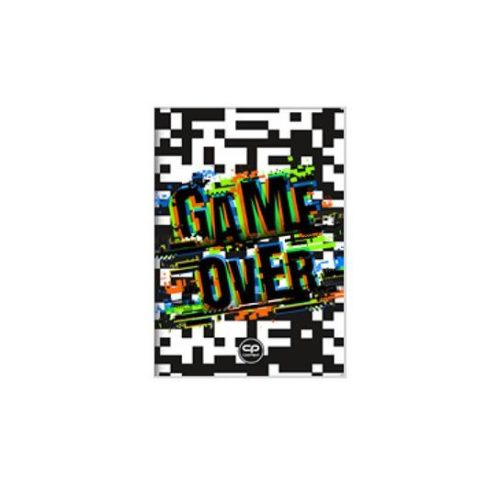 Füzet A/5 60 lapos PP borító kockás Cool Pack Game Over 25533
