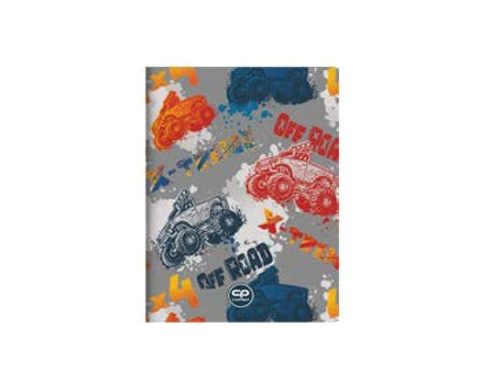 Füzet A/5 60 lapos PP borító vonalas Cool Pack Offroad 52324