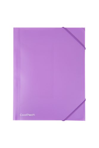 Gumismappa A/4 PP Cool Pack Powder Lila 20866