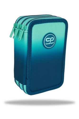 Töltött tolltartó háromemeletes Cool Pack Jumper 3 Gradient Blue Lagoon 67690
