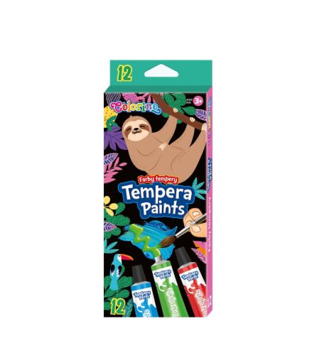 Tempera készlet tubusos 12x12ml Colorino School Wildkid 22167