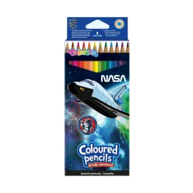   Szinesceruza készlet 12db-os trio Colorino School NASA 21429