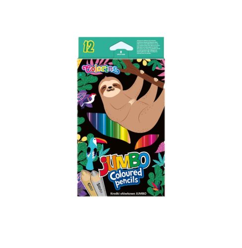 Szinesceruza készlet 12db-os Jumbo trio Colorino School Wildkid 22037