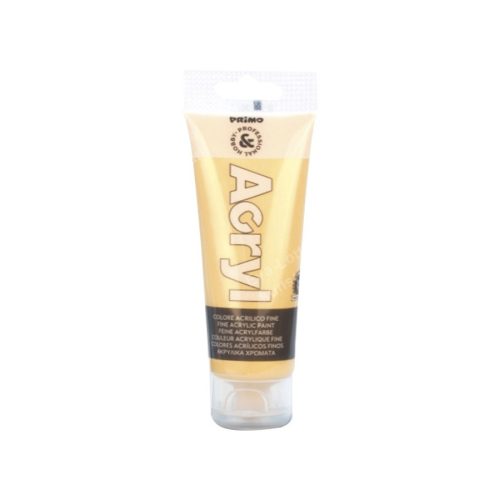 Akrilfesték PRIMO Hobby&Professional tubusos 75ml Aranysárga 75220