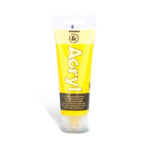 Akrilfesték PRIMO Hobby&Professional tubusos 75ml Sárga 75201
