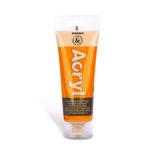 Akrilfesték PRIMO Hobby&Professional tubusos 75ml Narancssárga 75250