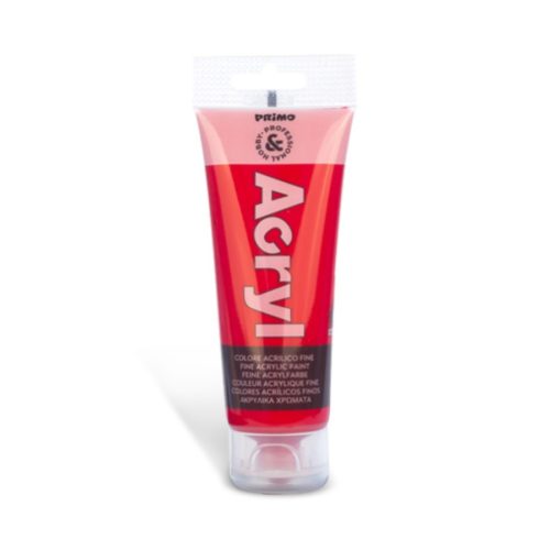 Akrilfesték PRIMO Hobby&Professional tubusos 75ml Piros 75300