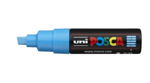 Posca PC-8K filctoll világoskék 8mm vágott hegyű