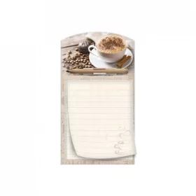   Jegyzet ARGUS(10x18cm940lapos hűtőmágnes+ceruza Capuccino 1132-0369