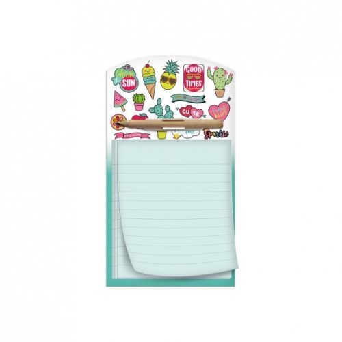 Jegyzet ARGUS(10x18cm)40lapos hűtőmágnes+ceruza Pop stickers matricák 1132-0365