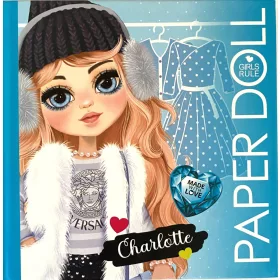  Keményfedeles kifestkönyv 14,5x14,5cm 20kép Charlotte 5891-23276