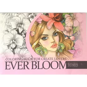   Felnőtt kifestő A/4 297x210mm 8lap fekvő EverBloom 6620-23195