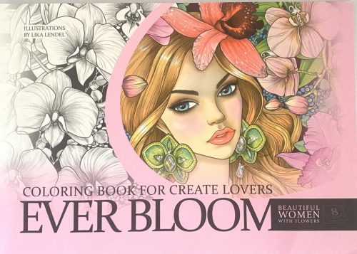 Felnőtt kifestő A/4 297x210mm 8lap fekvő EverBloom 6620-23195