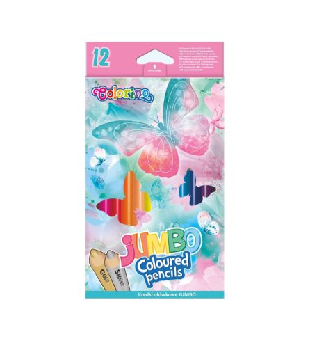 Szinesceruza készlet Jumbo trio 12db-os Colorino School Dreams 22334