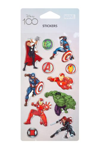 Matrica 3D Disney 100 Marvel POP UP 4 Black Collection 61029
