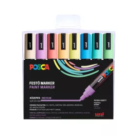 Uni Posca PC-5M 8db-os pasztell készlet 