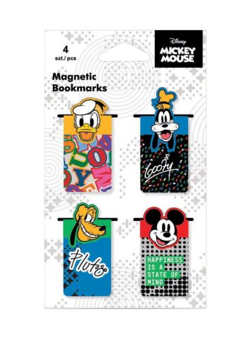 Mágneses könyvjelző 4db-os Disney Mickey Mouse 16463